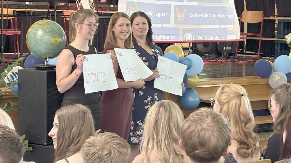 Am Schulzentrum Collhusen nahmen Lehrer an einem Quiz teil, den die Schüler organisiert hatten. Foto: Ammermann