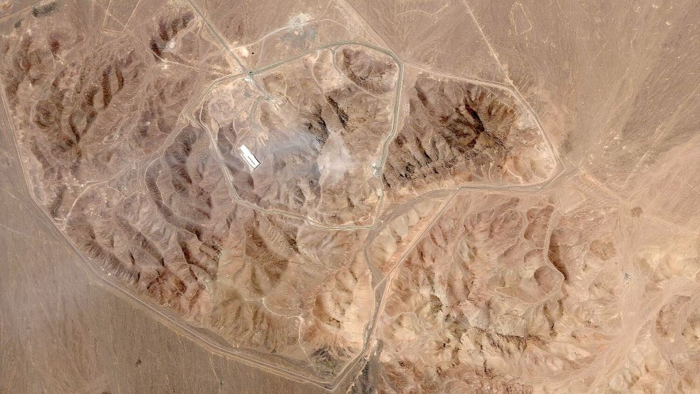 Die angegriffene Atomanlage in Fordo gilt Israel als wichtigstes Ziel in seinem Krieg gegen den Iran. (Archivbild) Foto: Planet Labs PBC/Planet Labs PBC via AP/dpa