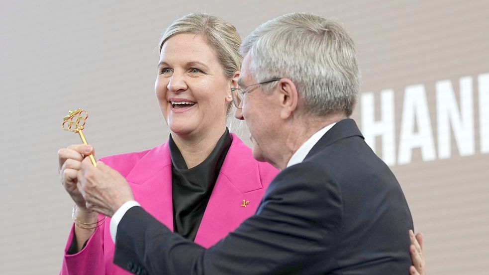 Kirsty Coventry löst Thomas Bach an der Spitze des IOC ab. Foto: Laurent Cipriani/AP/dpa