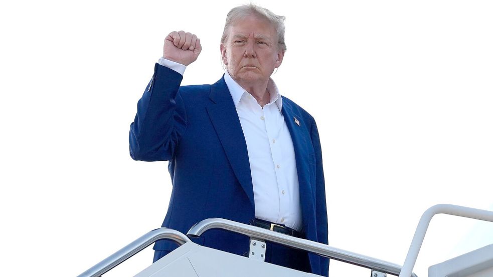 US-Präsident Donald Trump hat eine Waffenruhe zwischen Israel und dem Iran verkündet. Foto: Alex Brandon/AP/dpa