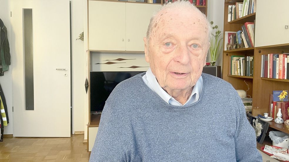 Hans Schlüter ist 96 Jahre alt. So erinnert er sich an seine Jugend im Krieg Foto: Marie Busse