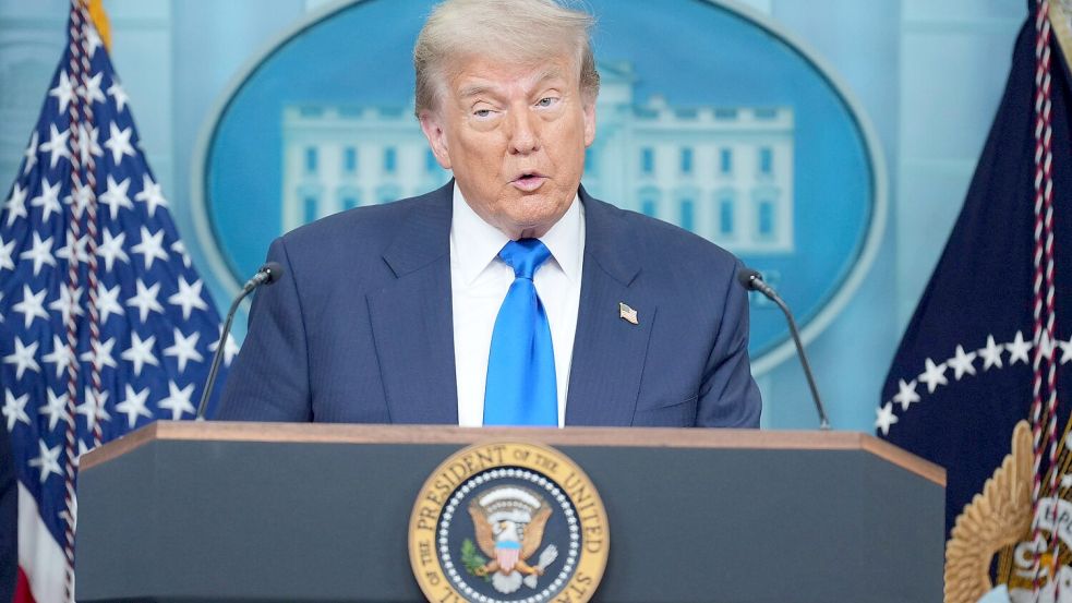 US-Präsident Donald Trump will schon bald die zuletzt ausgesetzten Zölle auf Importe aus vielen Ländern erheben. Foto: Jacquelyn Martin/AP/dpa