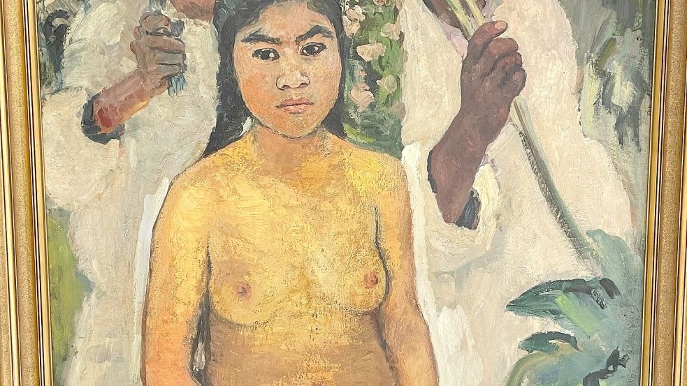 Zweifelhafter Blick auf indigene Völker: Ottilie Reylaenders Gemälde „Indianerfrühling“ von 1927. Foto: Stefan Lüddemann