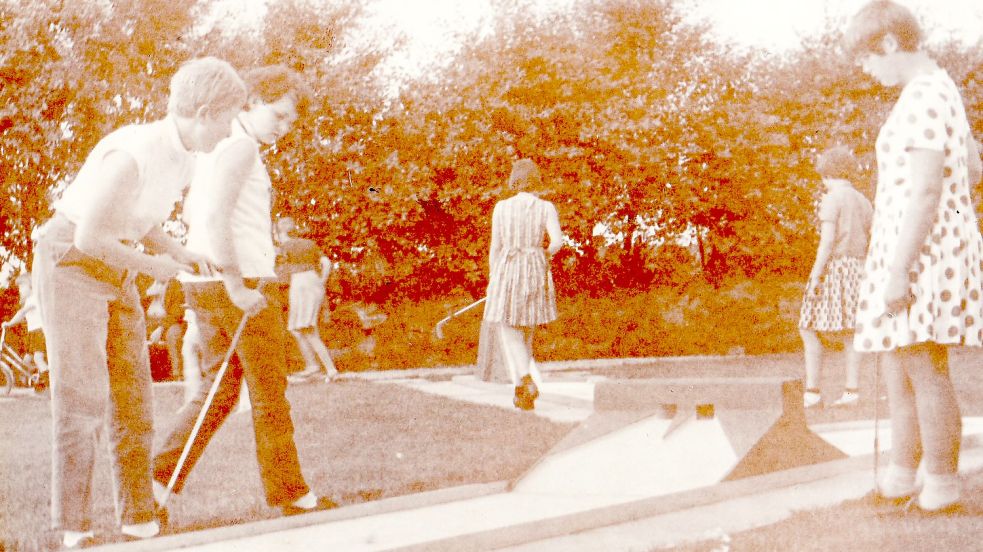 Schon in den 1960er Jahren konnte auf dem Gelände Minigolf gespielt werden.