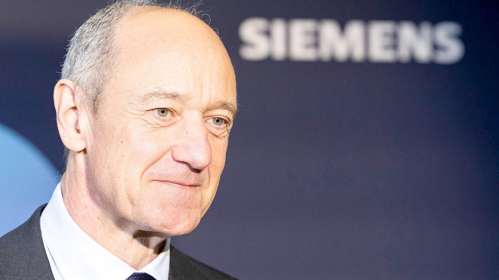 Siemens-Vorstandschef Roland Busch. Der Münchner Konzern wird von den Streitigkeiten der US-Regierung mit China in Mitleidenschaft gezogen. (Archivbild) Foto: Michael Matthey/dpa