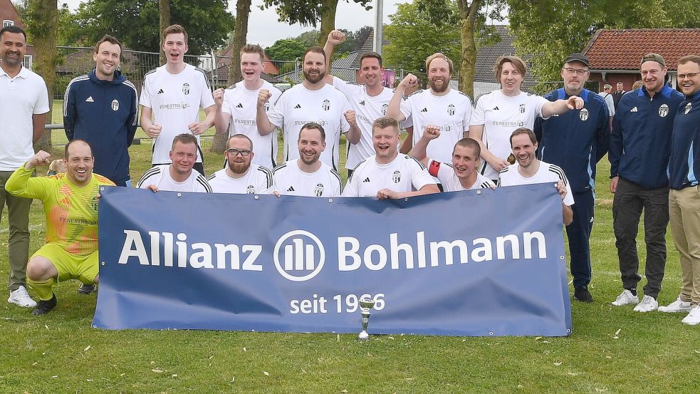 Die SG Collinghorst/Rajen II jubelte über die Titelverteidigung beim Turnier für zweite Mannschaften.