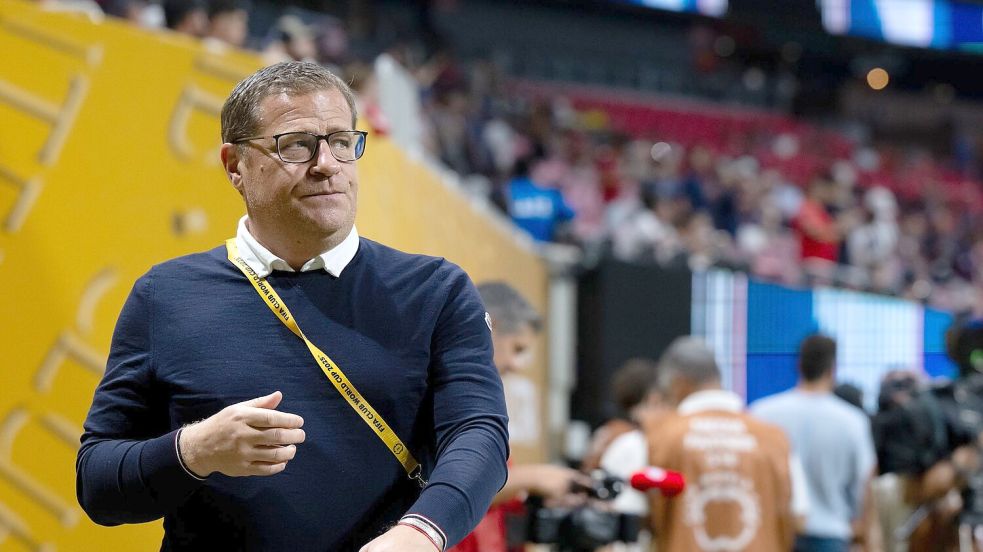 Auf Sportvorstand Max Eberl wartet ein stressiger (Transfer-)Sommer. Foto: Sven Hoppe/dpa