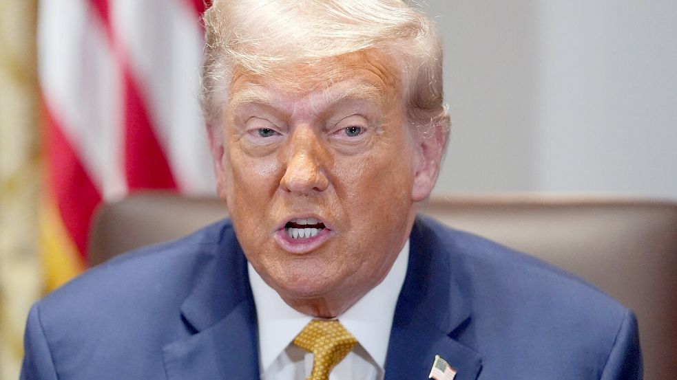 Trump wirft Putin vor, eine Menge Blödsinn zu erzählen. Foto: Evan Vucci/AP/dpa