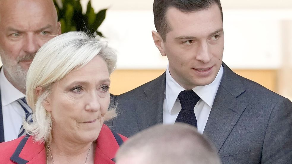 Das rechte Rassemblement National steht im Visier der Finanzfahndung (Archivbild). Foto: Christophe Ena/AP