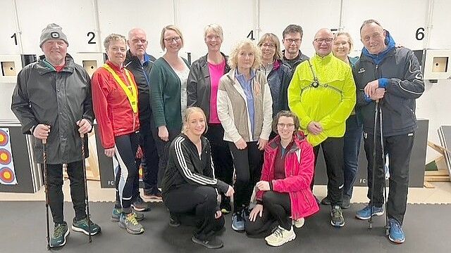 Der Lauftreff findet immer mittwochs ab 18.30 Uhr beim Schützenhaus Folmhusen statt. Mitlaufen kann man in drei Gruppen auf unterschiedlichem Niveau. Foto: privat