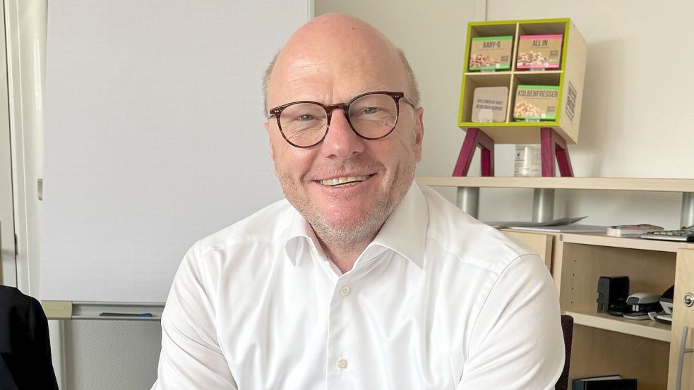 Kickers-Vorsitzender Hendrik Poppinga ist zuversichtlich, dass der Plan B zur Ausgliederung umgesetzt werden kann. Dazu soll spätestens Anfang September noch einmal eine Mitgliederversammlung einberufen werden. Foto: Herzog