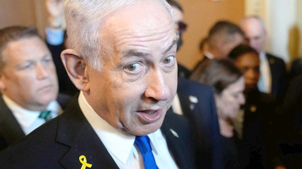 Israels Premier Netanjahu besteht auf einer Zerschlagung der Hamas. Foto: Manuel Balce Ceneta/AP/dpa