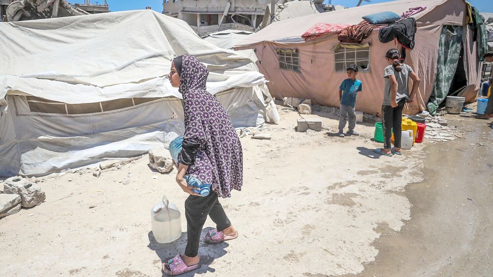Der Krieg und das Leiden im Gazastreifen geht vorerst weiter. Foto: Mahmoud Zaki/XinHua/dpa
