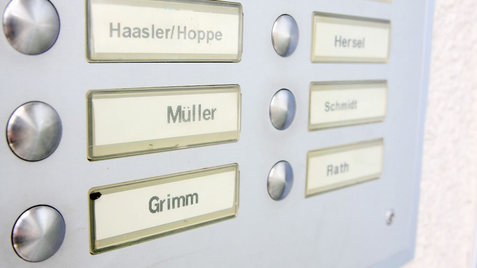 Müller, Schmidt und Meyer: das sind die häufigsten Nachnamen in Deutschland. Foto: dpa/Philipp Brandstädter