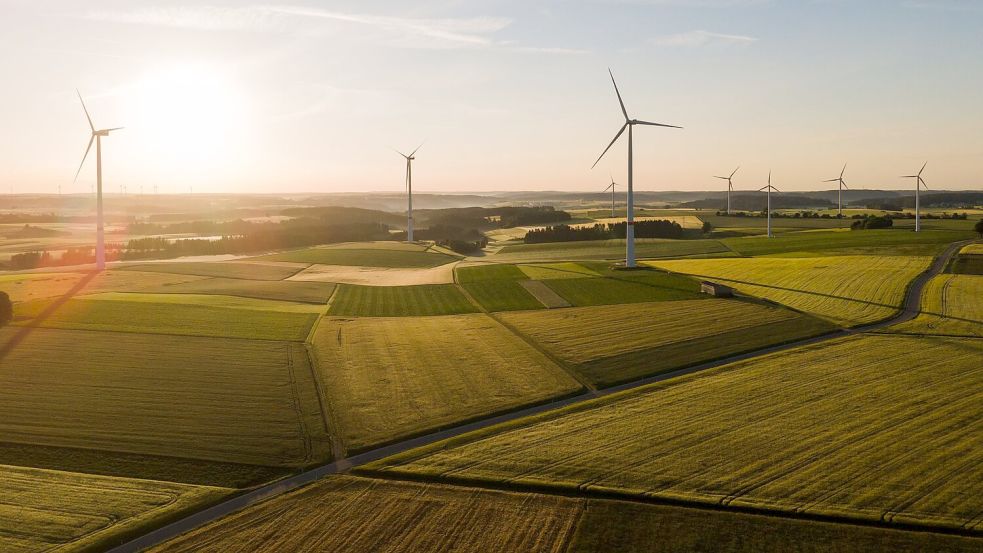 Windkraft: Einige nachhaltige Fonds setzen auf erneuerbare Energie statt auf Öl und Gas Foto: picture alliance/dpa
