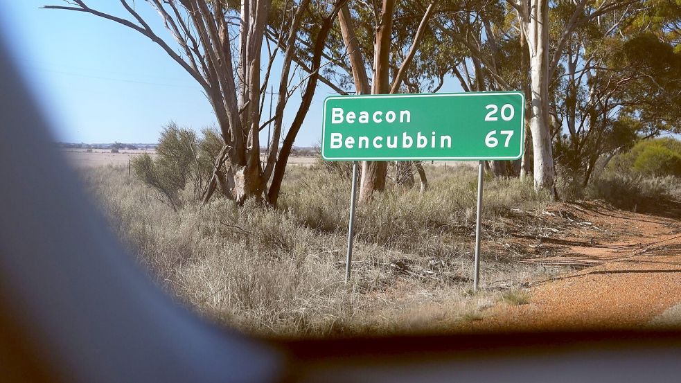 In Beacon in Westaustralien wurde die Vermisste am 29. Juni zuletzt gesehen. Foto: ABC News/ABC News/AP/dpa