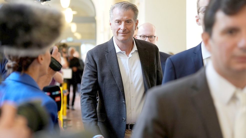 Auch der Ex-Mann von Christina Block, Stephan Hensel, erschien zum Prozess. Foto: Marcus Brandt/dpa