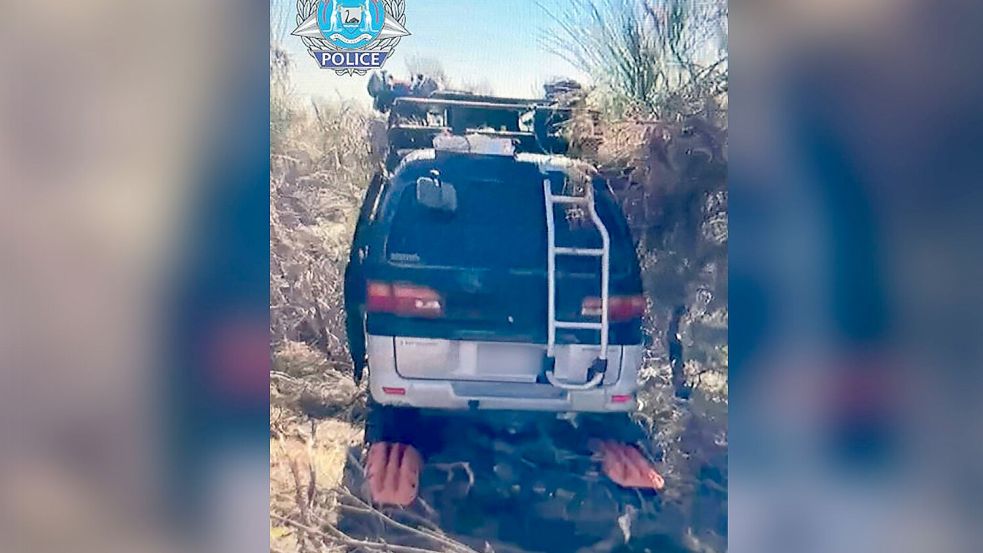 Der Van wurde am Donnerstag verlassen in der Wildnis gefunden. Foto: Supplied/WESTERN AUSTRALIA POLICE/AAP/dpa