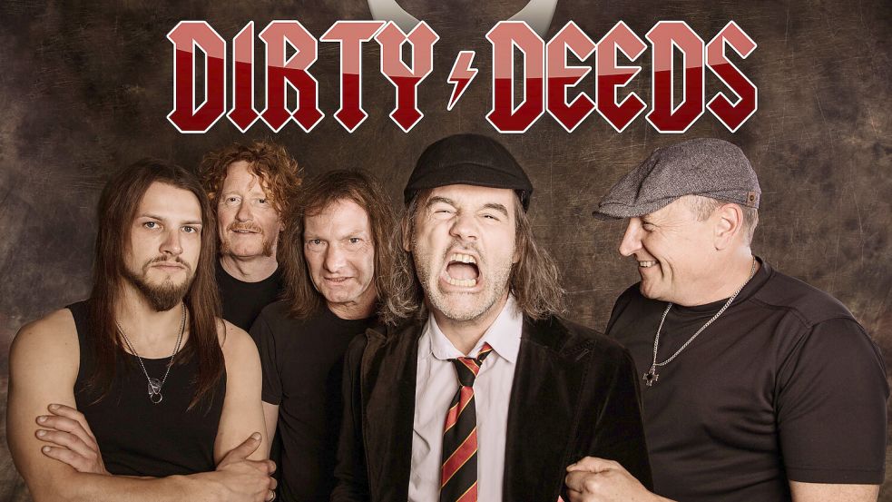 Dirty Deeds kehren mit AC/DC-Sound ins Musik-Café Marienheil zurück. Foto: Veranstalter