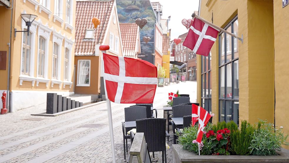 In Dänemark muss man nicht lange suchen, um die dänische Flagge zu entdecken. Foto: Victoria Lippmann
