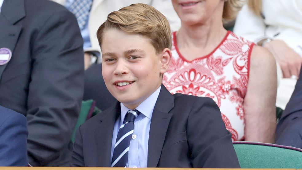 Prinz George beim Besuch des Wimbeldon-Finals. Foto: Imago/Stephen Lock