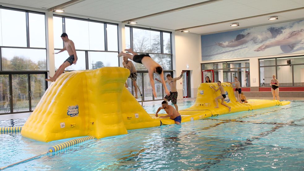 Planschen im Plytje: Das Hallenbad ist beliebt. Foto: Archiv