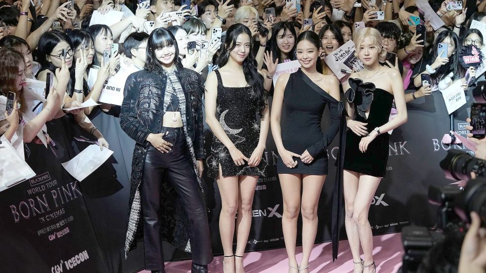 Die Girlgroup Blackpink meldet sich mit dem Song „Jump“ zurück. (Archivbild) Foto: Ahn Young-joon/AP/dpa