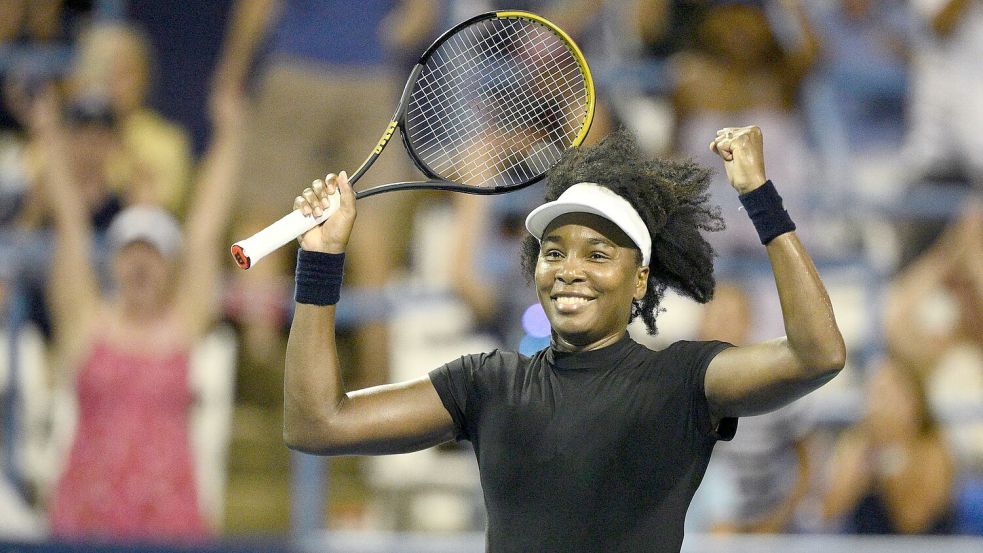 Hat erstmals seit 2023 wieder ein Einzel auf der WTA-Tour gewonnen: Venus Williams. Foto: Nick Wass/AP/dpa