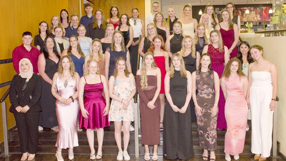 Sie alle haben im Rahmen ihrer dualen Ausbildung die BBS in Papenburg besucht. Foto: privat