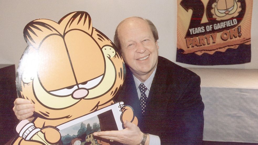 Garfield-Erfinder Davis wird 80. (Archivbild) Foto: Seppänen-Helin/Lehtikuva/epa/dpa