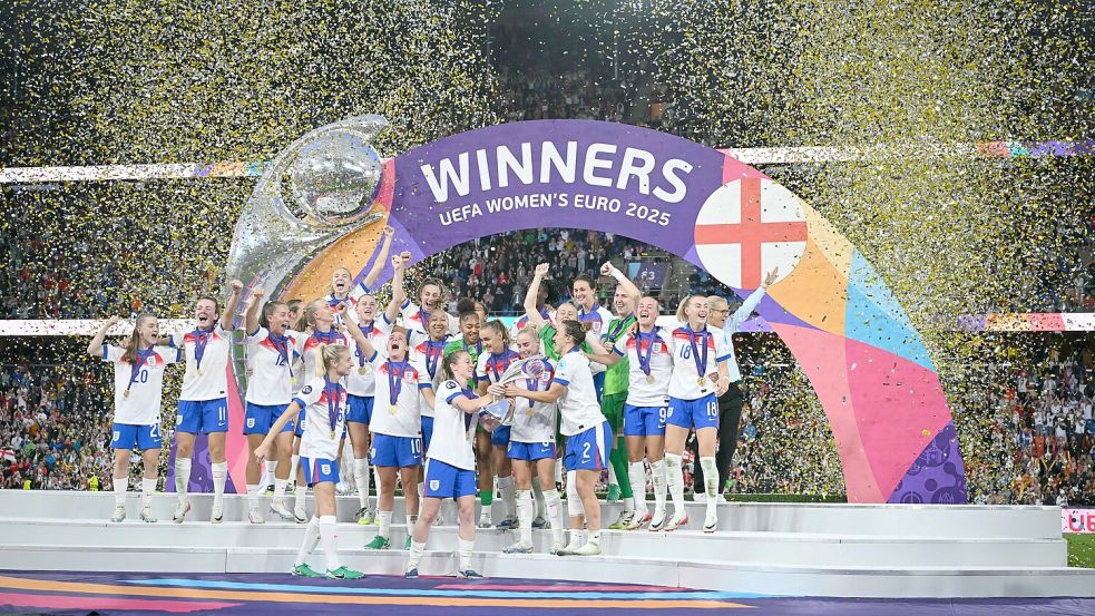 England ist Fußball-Europameister 2025. Foto: AFP/SEBASTIEN BOZON