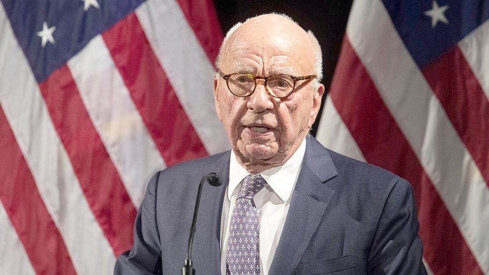 Trump pocht auf eine schnelle Aussage Murdochs Foto: Mary Altaffer/AP/dpa