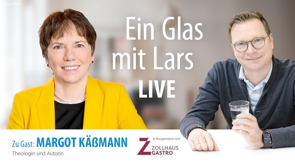 Livetalk mit Margot Käßmann. Grafik: Malchus