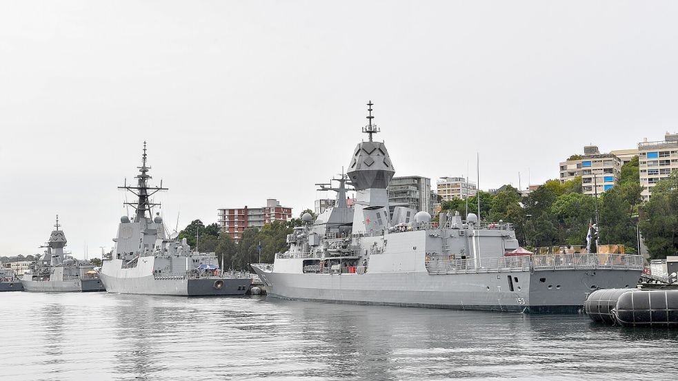 Australien will massiv in die Marine investieren. Ein deutsches Unternehmen ringt um den Auftrag. Foto: dpa/AAPB/Bianca De Marchi