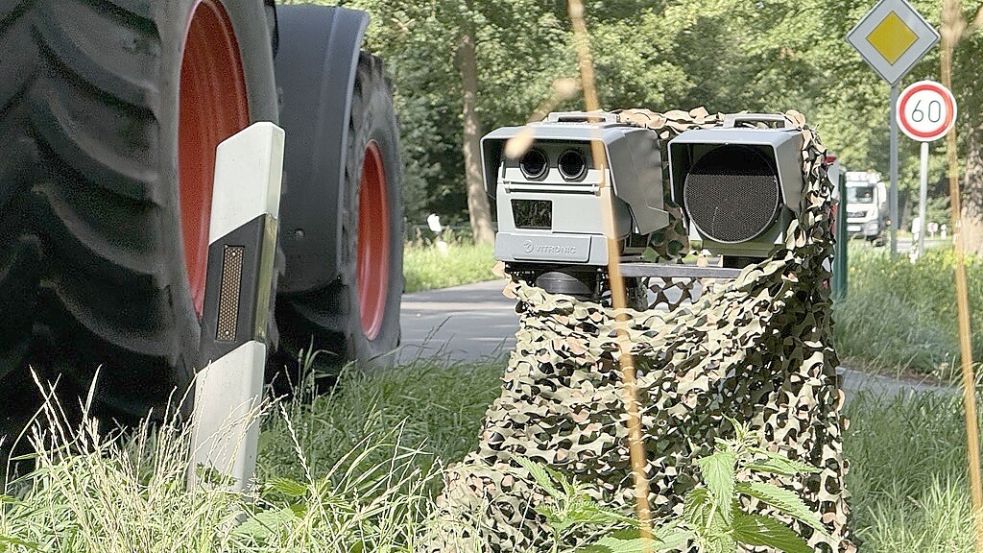 Am 23. Juli 2025 wurde in Burlage geblitzt. Foto: Dirk Hellmers
