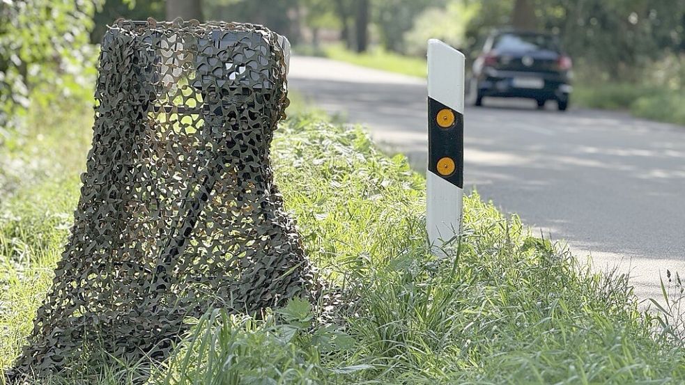 An diesem Tag wurden nur zehn zu schnelle Fahrzeuge registriert. Foto: Dirk Hellmers