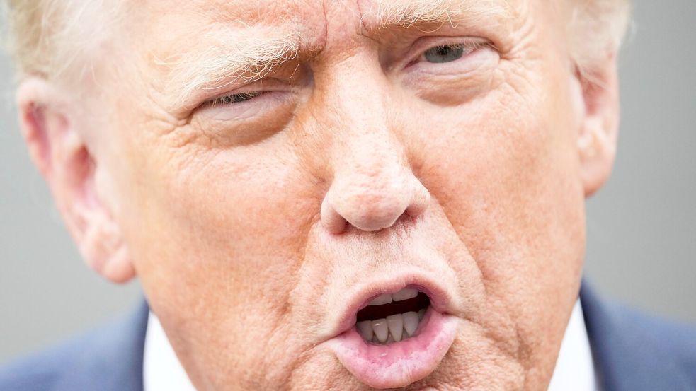 „Wir sind absolut vorbereitet“, sagt Trump in Richtung Russland. Foto: Jacquelyn Martin/AP/dpa