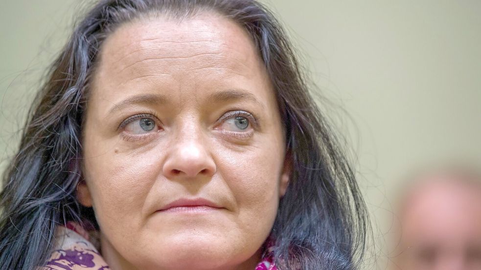 Ist nun Teil eines Neonazi-Aussteigerprogramms: die verurteilte NSU-Terroristin Beate Zschäpe. (Archivbild) Foto: Peter Kneffel/dpa-Pool/dpa