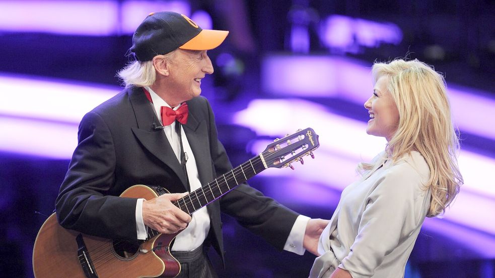 Otto Waalkes und Helene Fischer vor zehn Jahren. (Archivbild) Foto: picture alliance / dpa