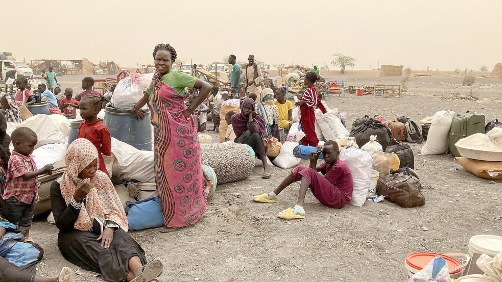 Flüchtlinge aus dem Sudan (Archivbild) Foto: Eva-Maria Krafczyk/dpa