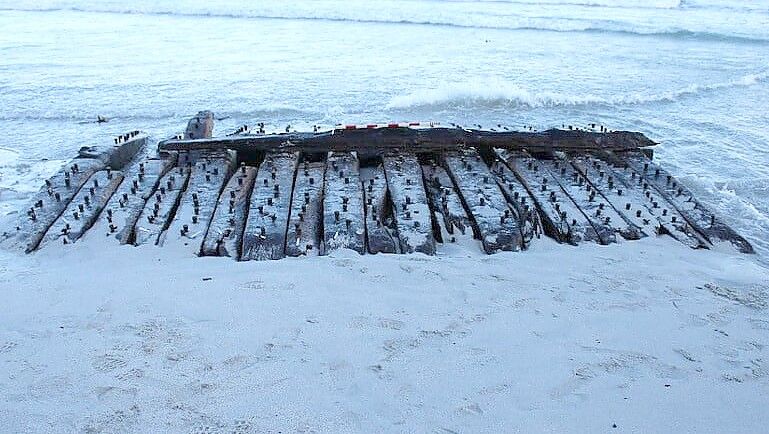 250 Jahre alt ist das Schiffswrack, das an der schottischen Küste gefunden wurde. Foto: Wessex Archaeology