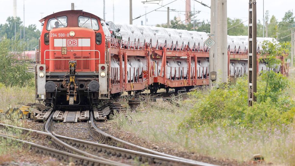 Die Güterverkehrstochter DB Cargo muss dringend aus den roten Zahlen kommen. (Archivbild) Foto: Daniel Karmann/dpa