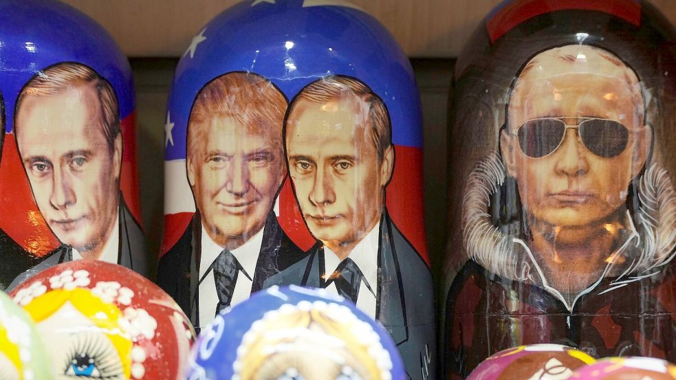 US-Präsident Donald Trump ist dem russischen Staatschef Wladimir Putin freundlicher zugeneigt, als es vielen Menschen im Westen lieb ist. (Archivfoto) Foto: Dmitri Lovetsky/AP/dpa