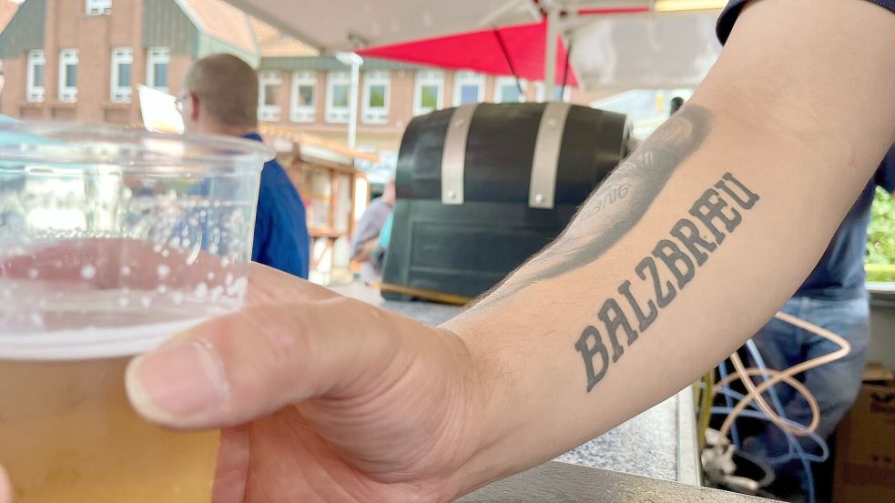 Bier, das unter die Haut geht: Balzbraeu ist in diesem Jahr bei den Bremer Bierbrautagen dabei. Foto: Marco Julius