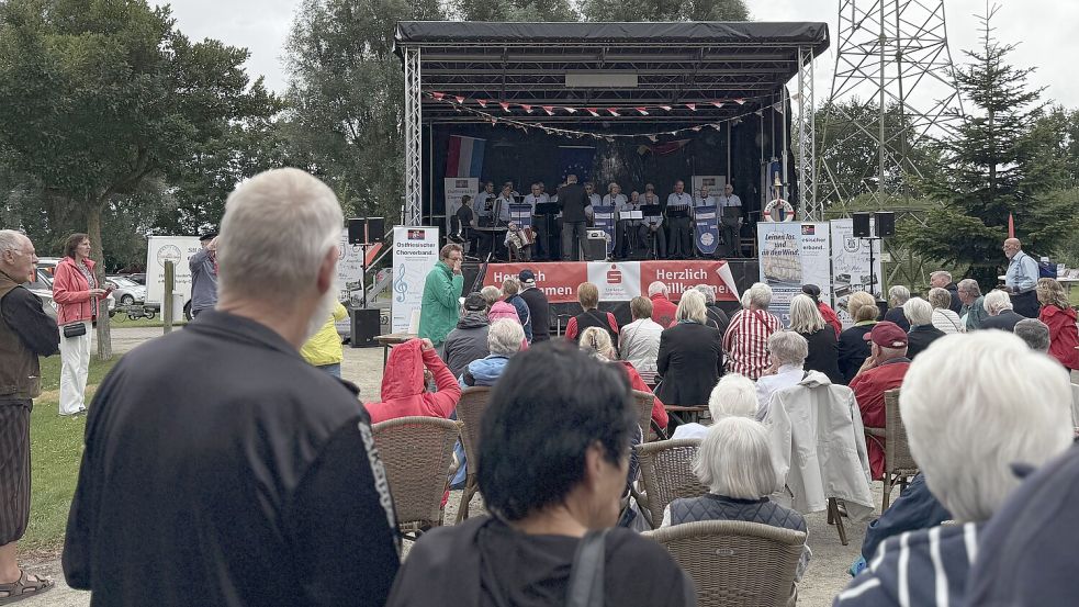 Gut besucht war das deutsch-niederländische Chorfest in Grotegaste. Foto: David Ammermann