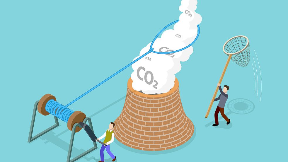Das Einfangen und Abscheiden von CO2 soll den Temperaturanstieg bremsen. Die Technologie ist hoch umstritten. Es gibt aber auch gute Gründe, damit in Deutschland loszulegen. Foto: IMAGO/Zoonar
