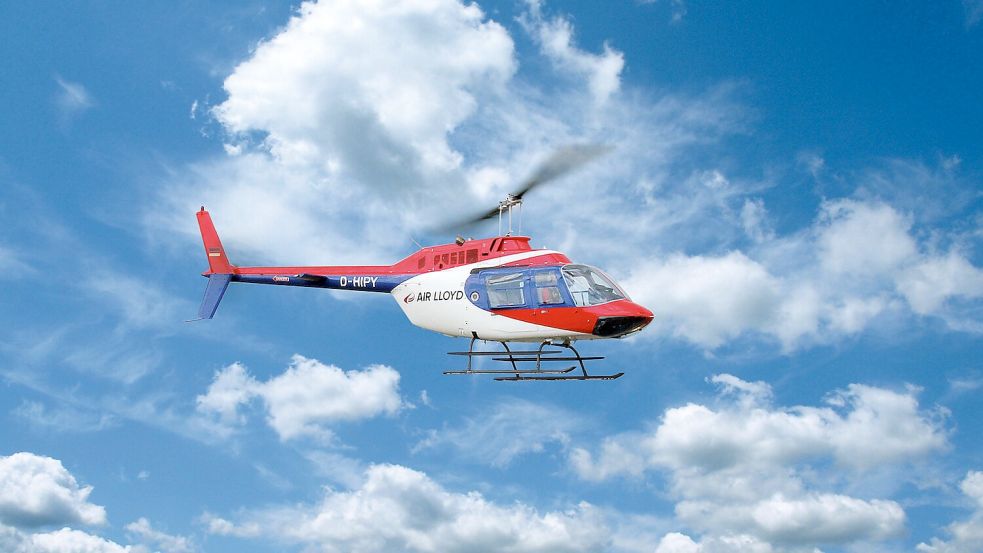 Dieser Hubschrauber soll auf der Gewerbeschau in Strücklingen zum Einsatz kommen. Foto: Horst Wilken