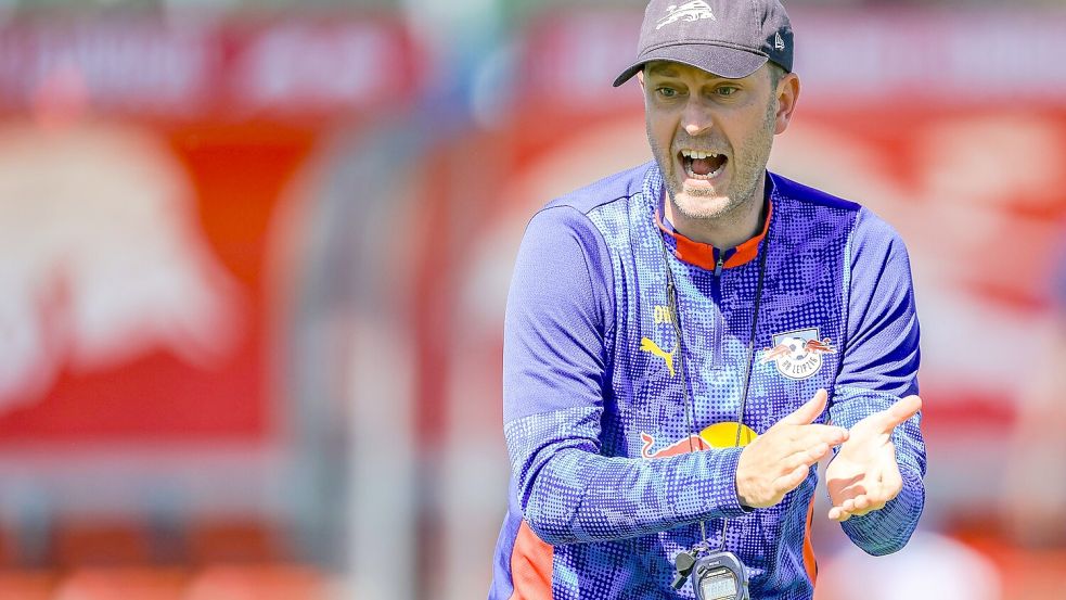 Ole Werner soll RB Leipzig wieder auf Erfolgskurs bringen. Foto: Jan Woitas/dpa