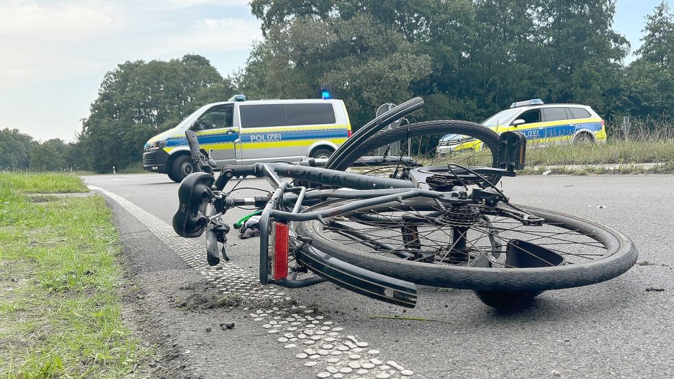 Die Kreuzung in Marienheil gehört zu den gefährlichsten Straßen-Abschnitten in Rhauderfehn. 2024 gab es dort drei Unfälle. Am 6.. September wurde ein Radfahrer lebensgefährlich verletzt. Archivfoto: Carsten Ammermann