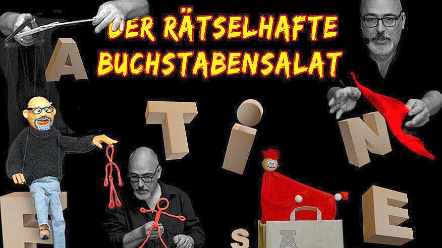 Für Kinder gibt es das Stück „Der rätselhafte Buchstabensalat“ zu sehen. Foto: Gemeinde Bunde